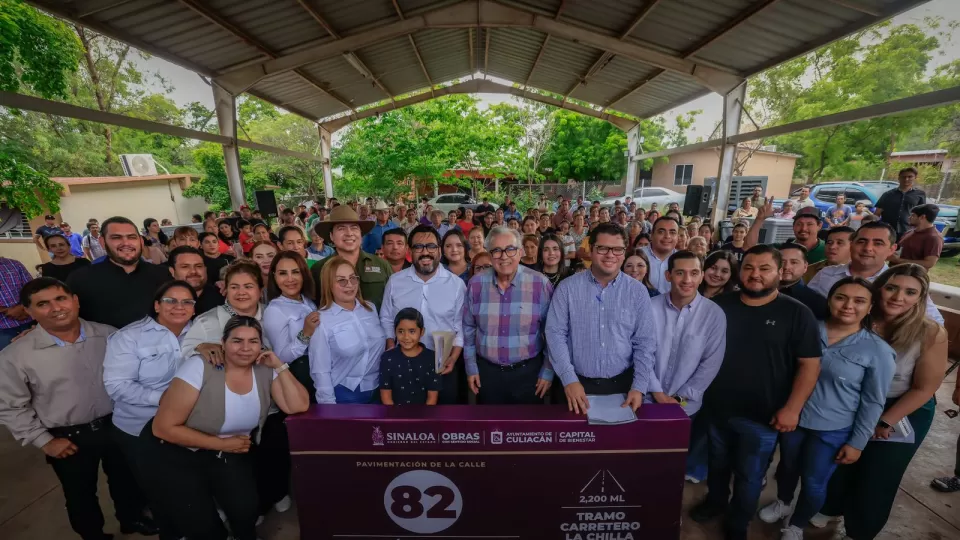 Entrega Rocha Moya obras en la sindicatura de Tacuichamona por más de 20 millones de pesos