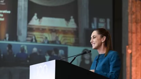 Claudia Sheinbaum celebró 100 Aniversario de la fundación del Banco de México