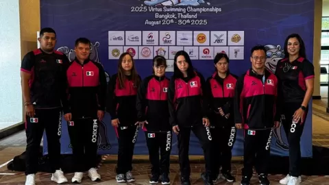 Nadadores mexicanos con síndrome de Down llegan a seis preseas en Mundial Virtus 2025 en Tailandia