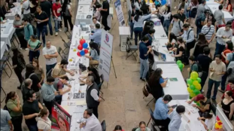 Realizan Feria Nacional del Empleo para las Juventudes en el MASIN