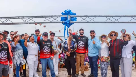 Se celebró este domingo el 1er. Torneo de Pesca Deportiva de Orilla en Teacapán