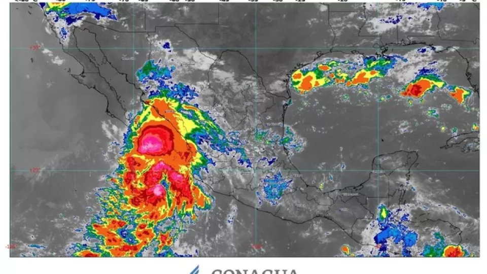 Se formó la tormenta tropical Lorena, en el océano Pacífico nororiental