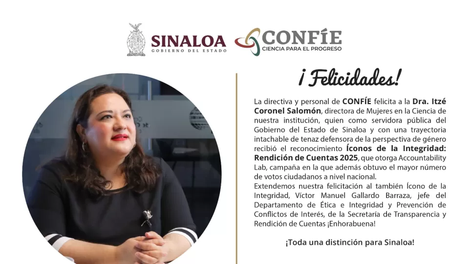 Itzé Coronel Salomón es Ícono de la Integridad 2025 con más votos recibidos