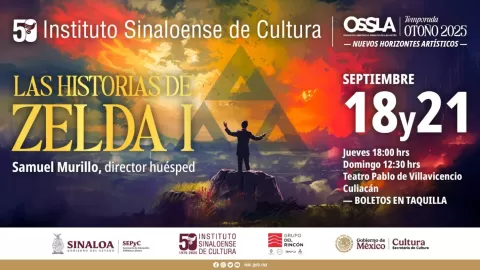 Este jueves 18 y domingo 21 de septiembre llegan “Las historias de Zelda I” con la OSSLA