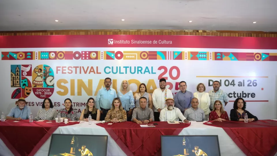 Anuncian el Festival Cultural Sinaloa 2025