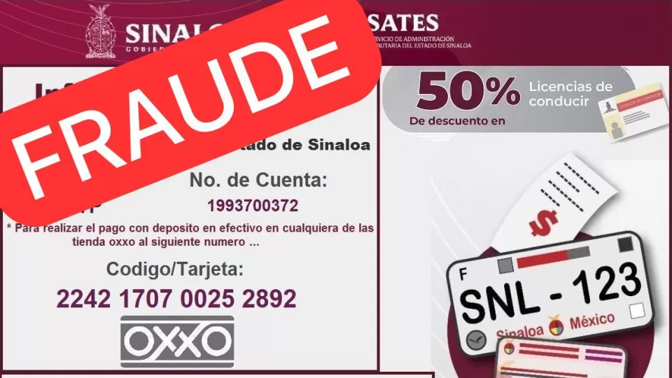 No seas víctima de fraude en trámites vehiculares: SATES