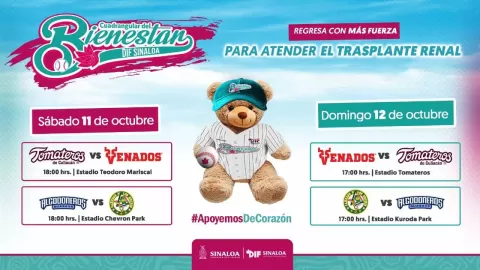 Invitan a la cuarta edición del Cuadrangular del Bienestar a beneficio de niños que esperan un trasplante renal