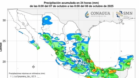 Revisa la actualización sobre las lluvias y niveles de las presas en Sinaloa