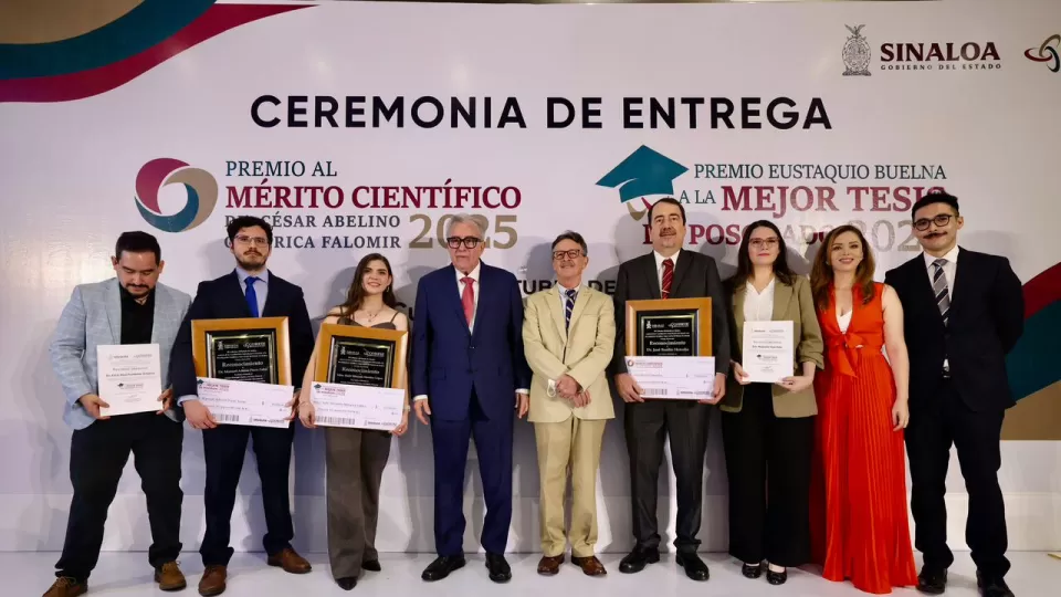 Entregan el Premio al Mérito Científico “Dr. “César Abelino Ordorica Falomir” 2025