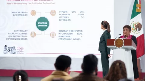 Presidenta envía iniciativa de ley para prevenir, investigar y sancionar el delito de extorsión