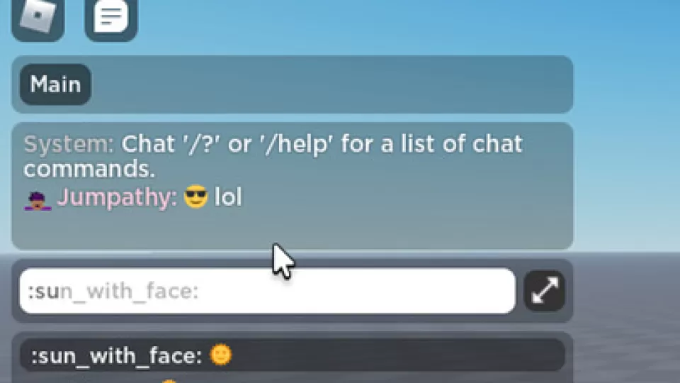 Chat en roblox