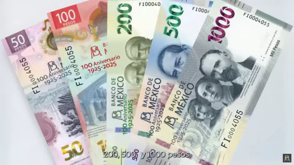 Banxico muestra los diseños de la nueva familia de billetes: más seguridad y un adiós histórico