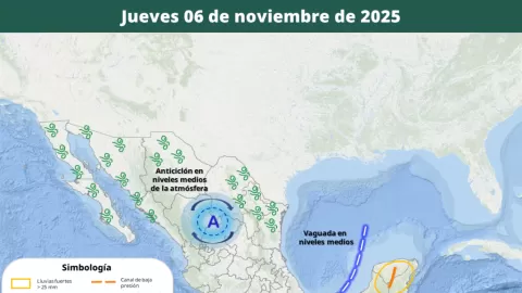 Sinaloa: anticiclón mantiene temperaturas cálidas