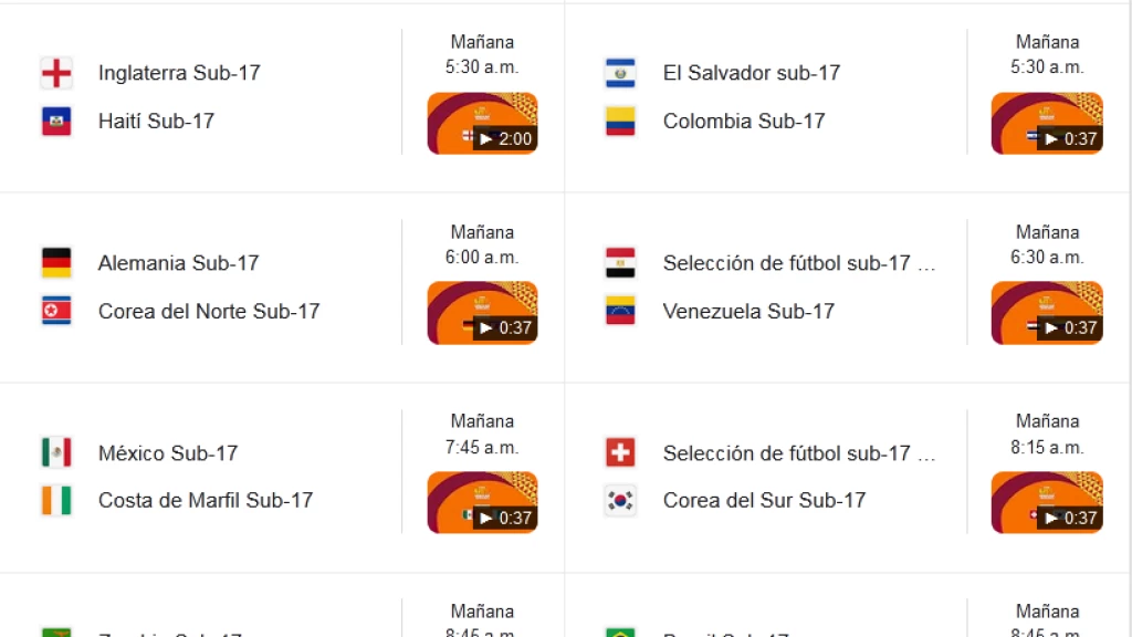 Mundial sub-17 Qatar 2025: la jornada 2 calienta motores con partidos clave