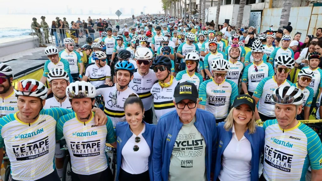 Gobernador Rocha encabeza banderazo de la carrera L´Étape Mazatlán by Tour de France 2025