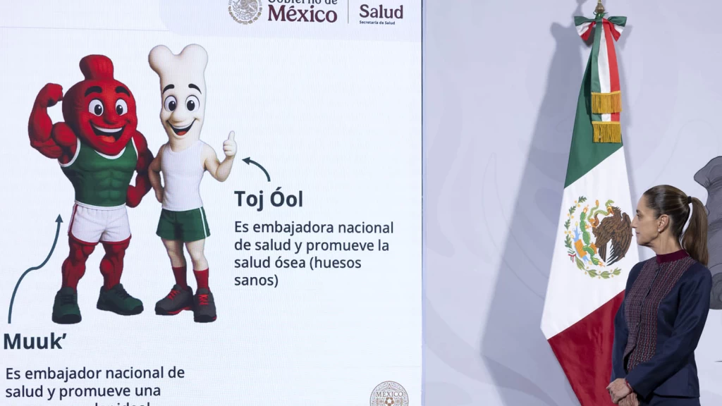 México presenta a las mascotas del "Mundial Social 2026": Muuk' y Toj Óol