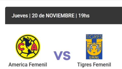 América vs. Tigres Femenil 2025: Horario y Dónde Ver EN VIVO la Épica Final de Ida de Liga MX