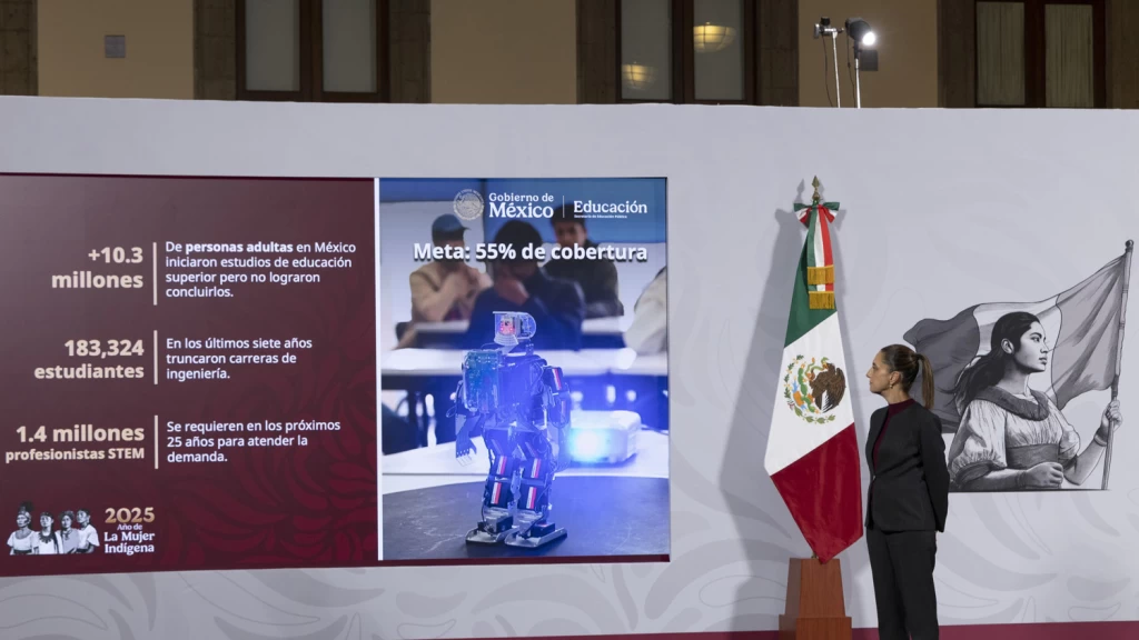 Presidenta Claudia Sheinbaum presenta SaberesMX, plataforma gratuita que democratiza el conocimiento