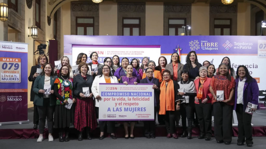 Gobierno de México y entidades asumen Compromiso Nacional por la vida, la felicidad y el respeto a las mujeres