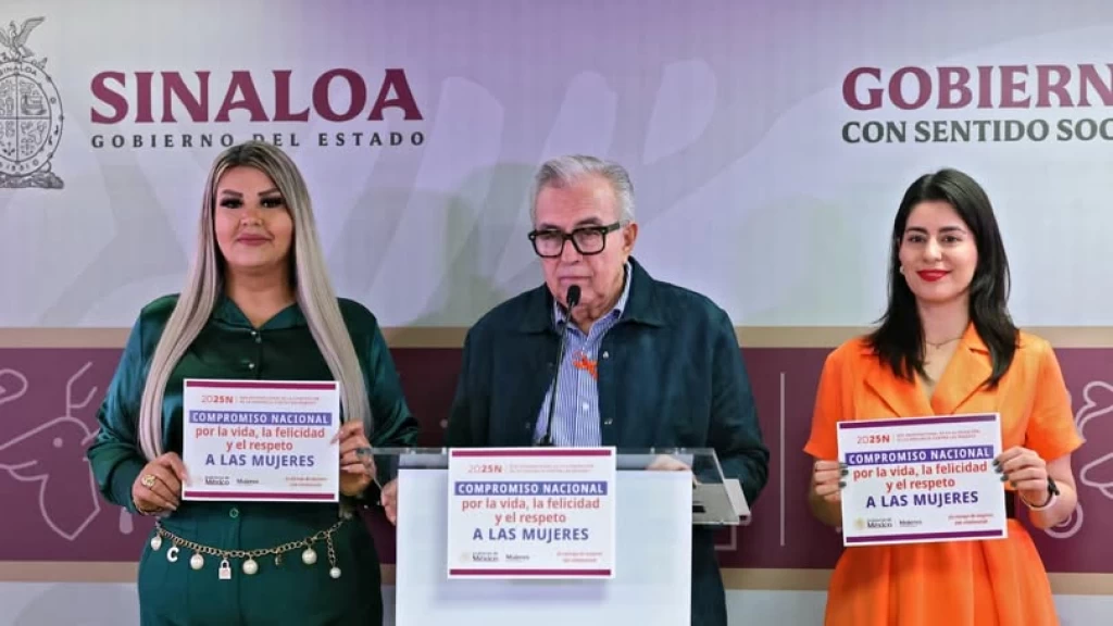 Sinaloa se adhiere al Compromiso Nacional por la Vida, la Felicidad y el Respeto a las Mujeres: Rocha Moya