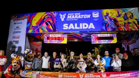 Mazatlán y Sinaloa se enorgullecen de recibir a miles de maratonistas: Gobernador Rocha Moya