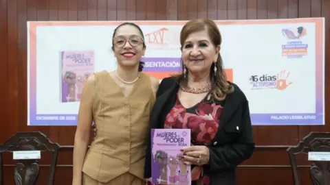 Presentan en el Congreso el libro “Mujeres al Poder 2024”, de la Dra. Úrsula Córdova Morales