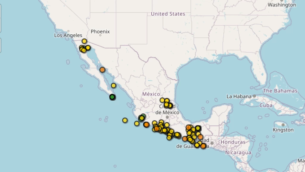 Sinaloa: Registran el 5° Sismo de Diciembre y el 77° de 2025 – Un Año de Constante Actividad Telúrica