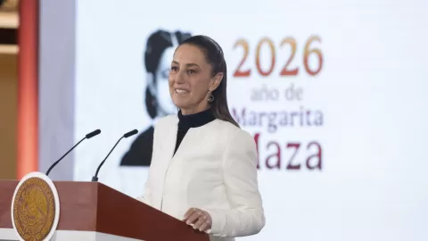Presidenta destaca inicio del 2026 con ganancia del peso, aumento del salario e incremento en llegada de visitantes internacionales
