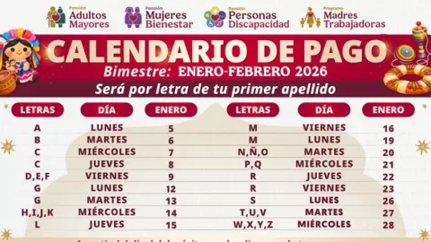 ¡Pensión Bienestar 2026: Adultos Mayores reciben $6,400 hoy 5 de Enero! Consulta el Calendario Oficial y Nuevos Montos con Aumento