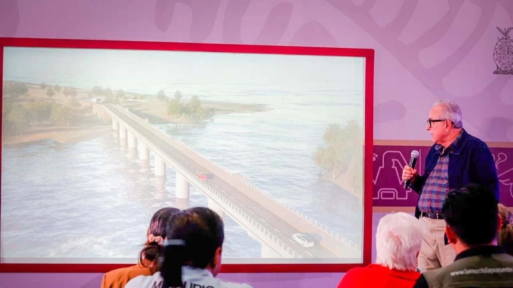 Puente de Bella Vista-Boca del Río-Las Glorias, va de acuerdo a lo planeado: Gobernador Rocha Moya