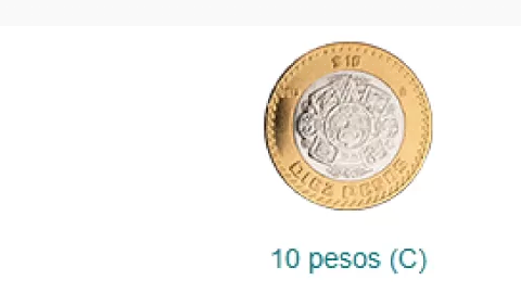 Entra en vigor en México decreto que modifica las características de la moneda de diez pesos
