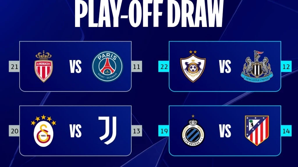 Champions League 2025-26: Confirmados los cruces de Playoffs, rumbo a la final de Budapest