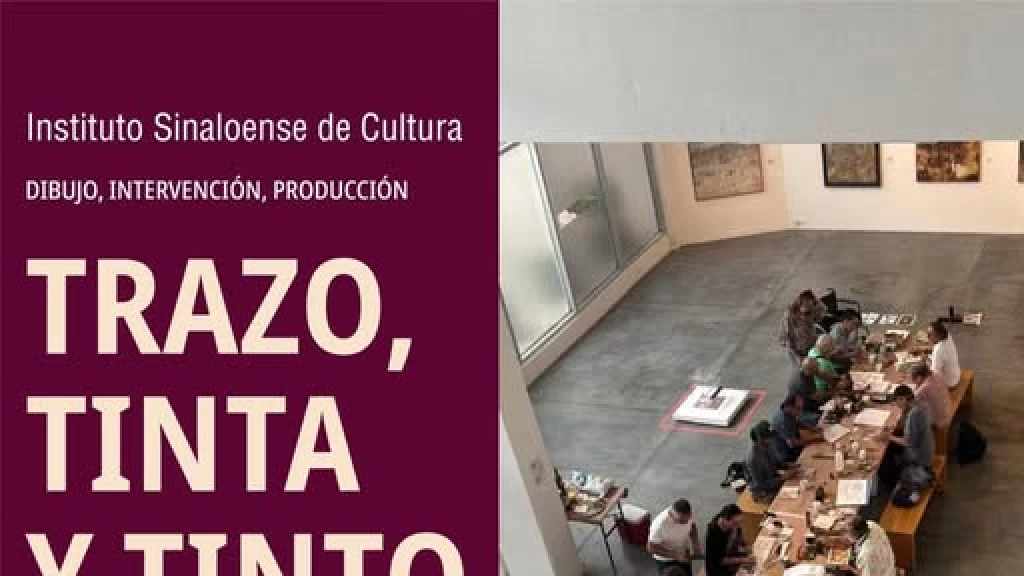 Invita la Galería de Arte Antonio López Sáenz al taller experimental “Trazo, tinta y tinto”