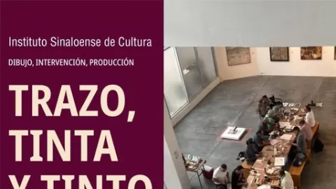 Invita la Galería de Arte Antonio López Sáenz al taller experimental “Trazo, tinta y tinto”