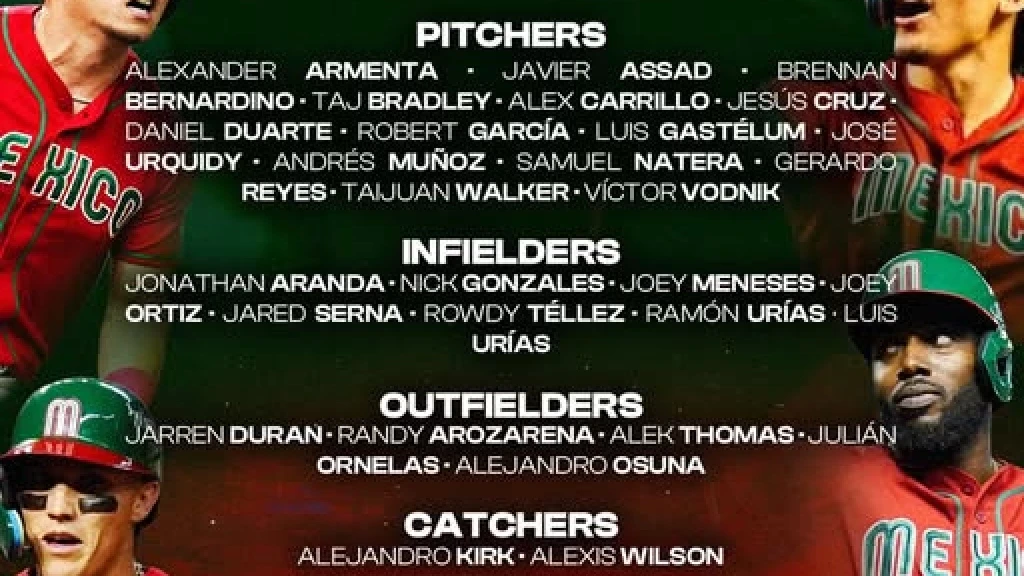 ¡Orgullo Sinaloense en el Diamante Global! Siete Peloteros de Sinaloa Integran el Roster de México para el Clásico Mundial de Béisbol 2026