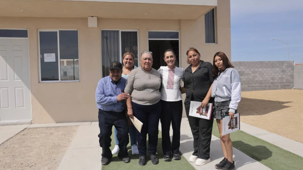 Con la meta de 1.8 millones de viviendas estamos construyendo bienestar: Presidenta