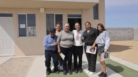 Con la meta de 1.8 millones de viviendas estamos construyendo bienestar: Presidenta