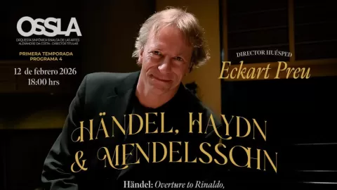 Eckart Preu dirigirá a la OSSLA este jueves en una velada de grandes sinfonías