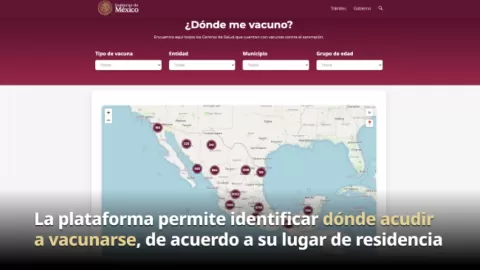 ¡Vacúnate contra el Sarampión! Descubre los 21 mil puntos de vacunación con la nueva plataforma "¿Dónde me vacuno?" de la Secretaría de Salud