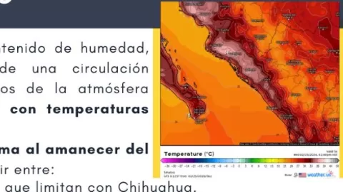 Sinaloa: Frente Frío 38 Esquiva el Estado, Pronóstico de Calor Intenso con Máximas de 40°C y Cierre de Febrero 'Calientito'
