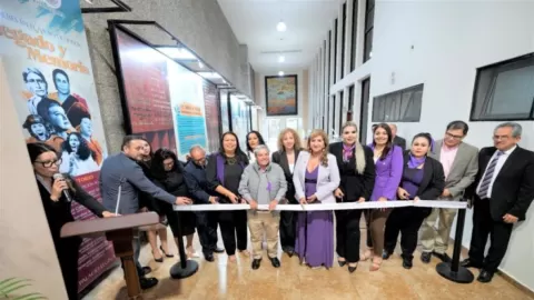 Inauguran en el Corredor Cultura del Congreso del Estado la exposición “Mujeres en el Muro de Honor: Legado y Memoria”