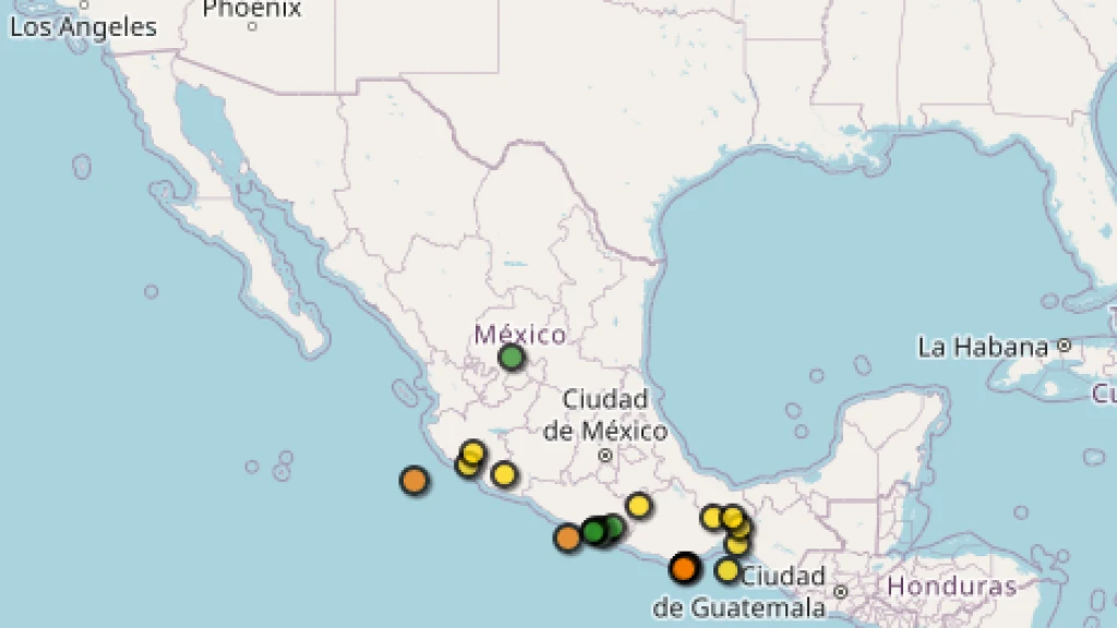 Sismos de Magnitud 4.3 en Oaxaca y 4.1 en Jalisco Marcan la Actividad de Hoy, 14 de Marzo
