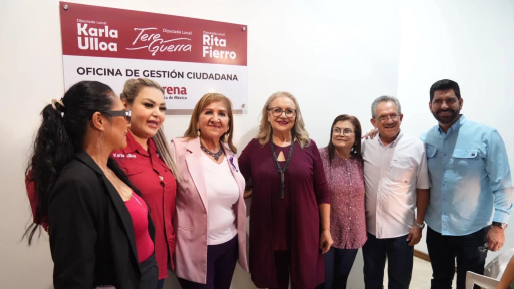 Diputadas de Morena inauguran oficina de gestión en Mazatlán para fortalecer la atención ciudadana