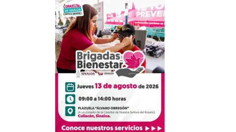 DIF Sinaloa invita a las familias de Culiacán a las Brigadas del Bienestar este jueves