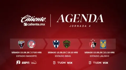 ¡Vuelve la Liga MX! Jornada 4 del Apertura 2026 arranca este fin de semana tras Leagues Cup: Duelos y dónde verlos