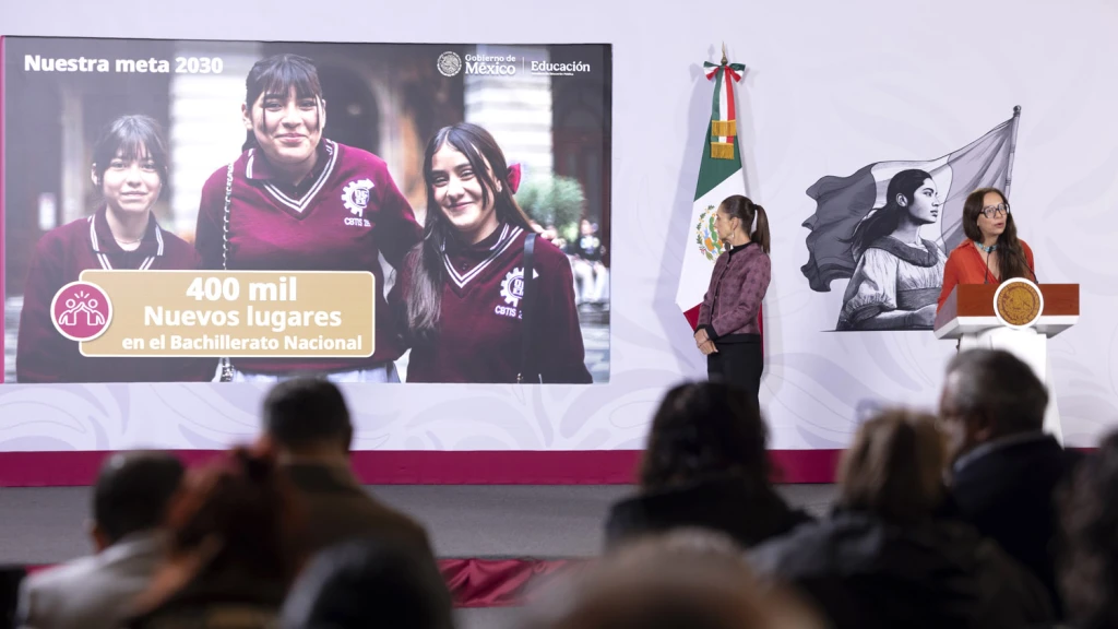 Duplican a 400 Mil Nuevos Lugares la Meta Sexenal del Bachillerato Nacional