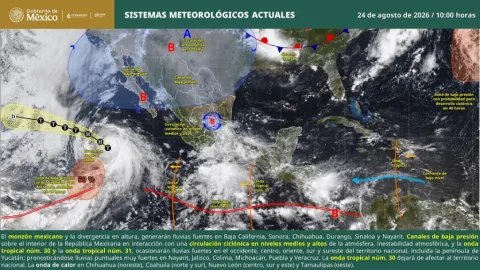 Huracán Iselle: Se intensifica a Categoría 1 en el Pacífico, pero se aleja sin peligro para México