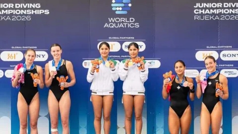 ¡Oro Histórico! Hermanas Cueva Brillan en Clavados Sincronizados del Mundial Juvenil Rijeka 2026