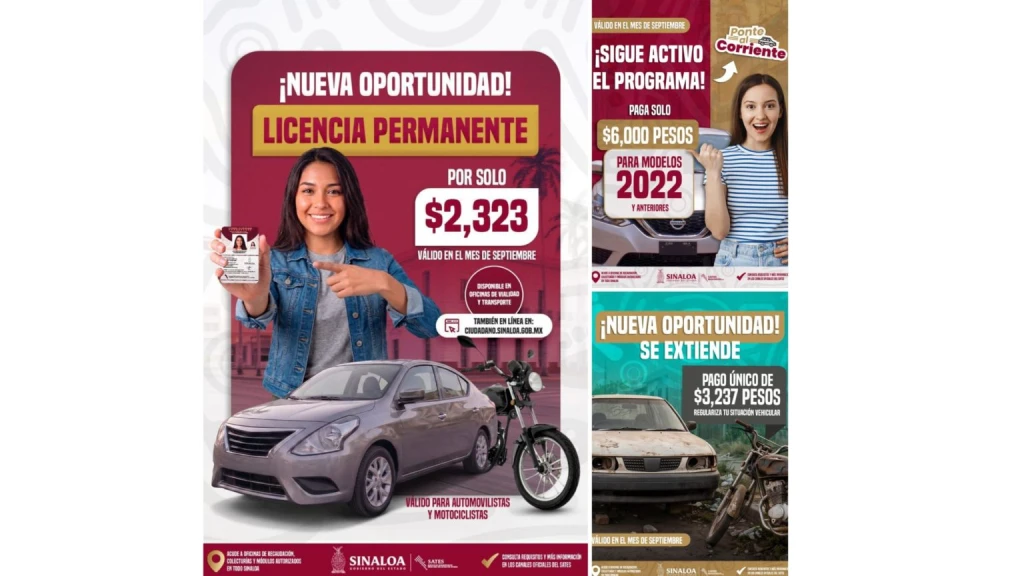 ¡La Licencia Permanente está de regreso! SATES mantiene vigentes tres programas durante todo septiembre