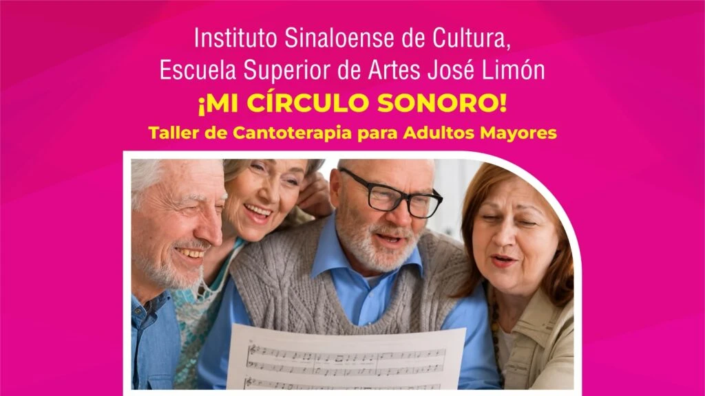 Invita el ISIC al taller gratuito de cantoterapia “¡Mi Círculo Sonoro!” para adultos mayores
